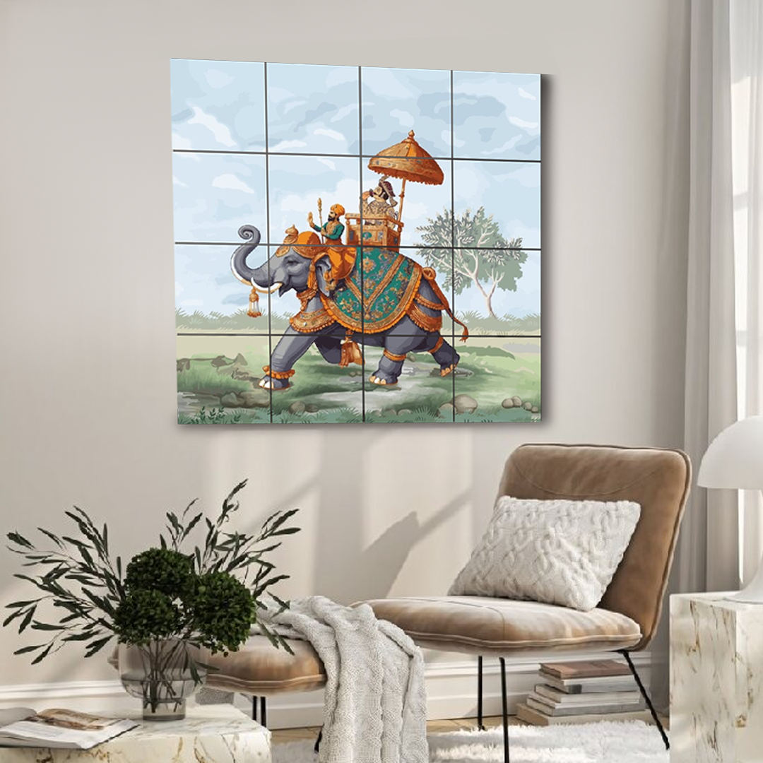 Wall Tiles Set -  Elephant